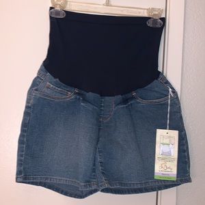 New Maternity Denim Shorts by Motherhood